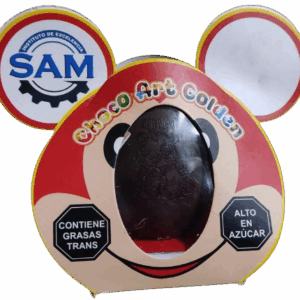 huevo de chocolate animado niño